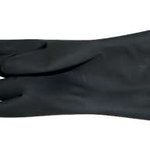 RUKAVICE ČIERNE LATEX  S