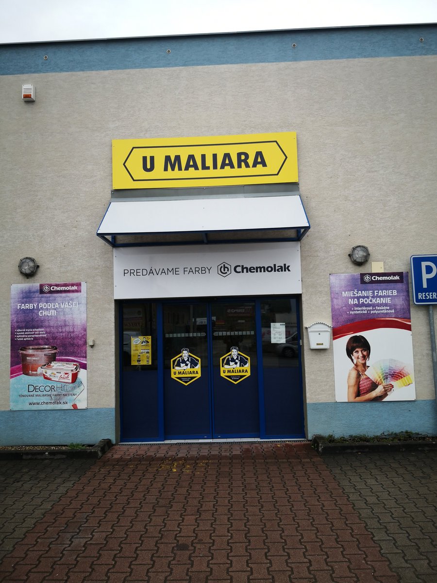U MALIARA predajňa Žilina